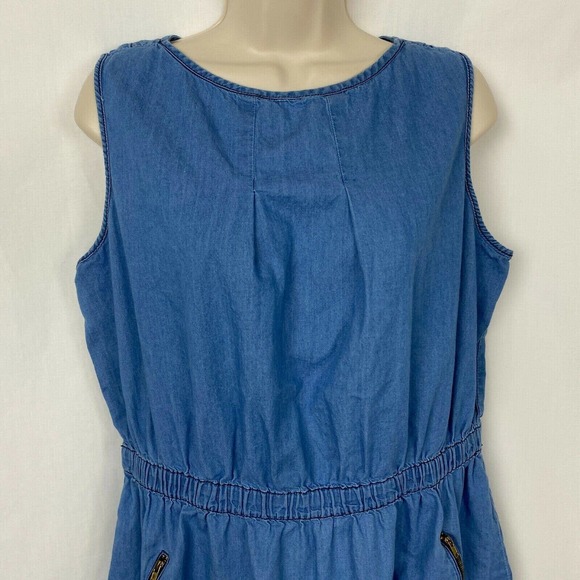 COPY - Speed Control New York Denim Zipper Dress XL Flattering - Picture 3 of 3